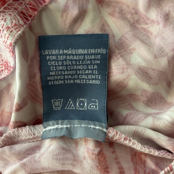 Caribbean Joe Pants Womens Size 16 Casual Travel Tropical Rayon Wide Leg Cropped - Picture 15 of 15